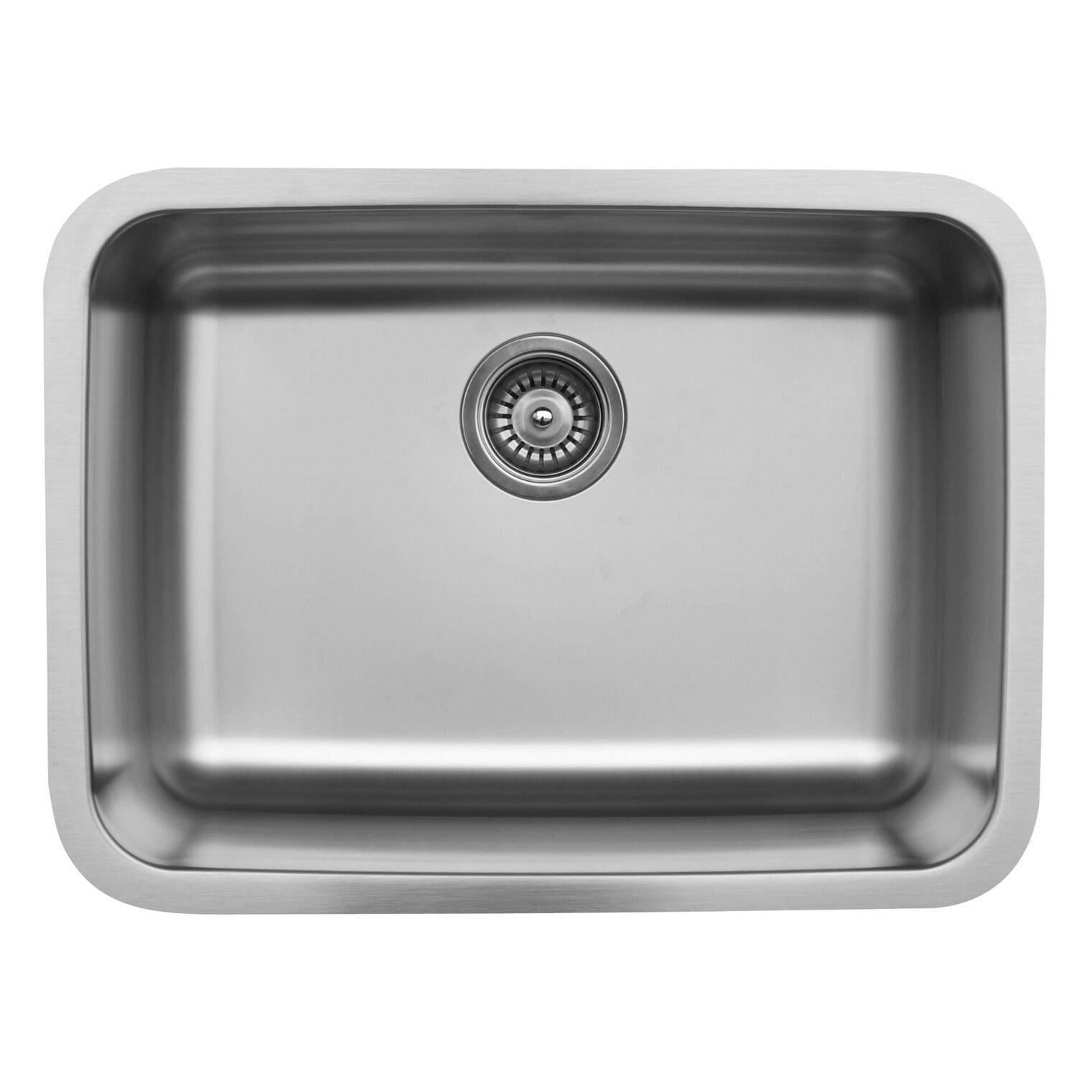 24'' Stainless Steel Single Bowl Drop-in Kitchen Sink