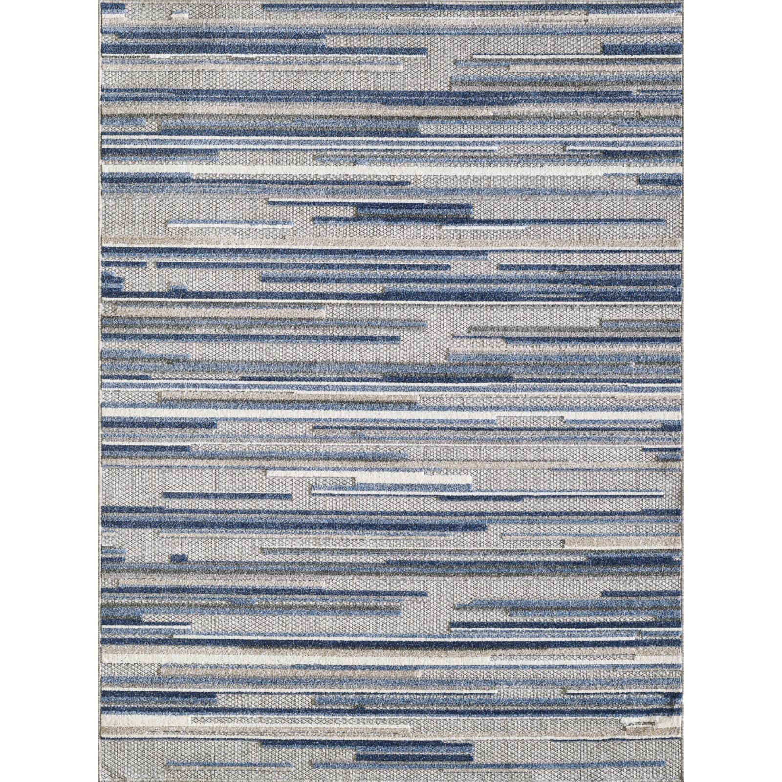Kas Rugs Calla Abstract Striped Indoor / Outdoor Rug