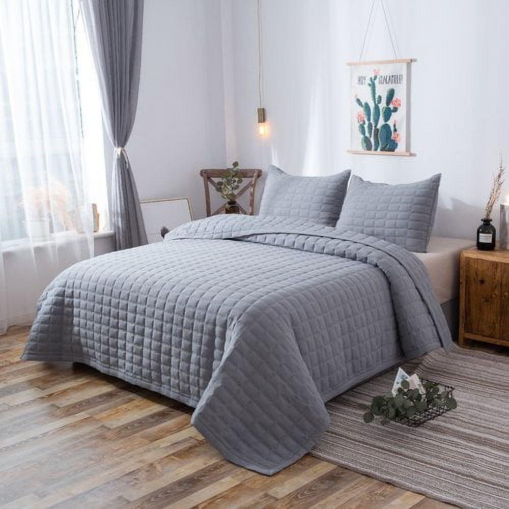 Kasentex Stonewashed Reversible Quilt Set