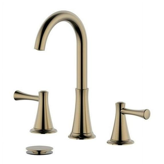 Konya Widespread 2-handle Bathroom Faucet with Drain Assembly