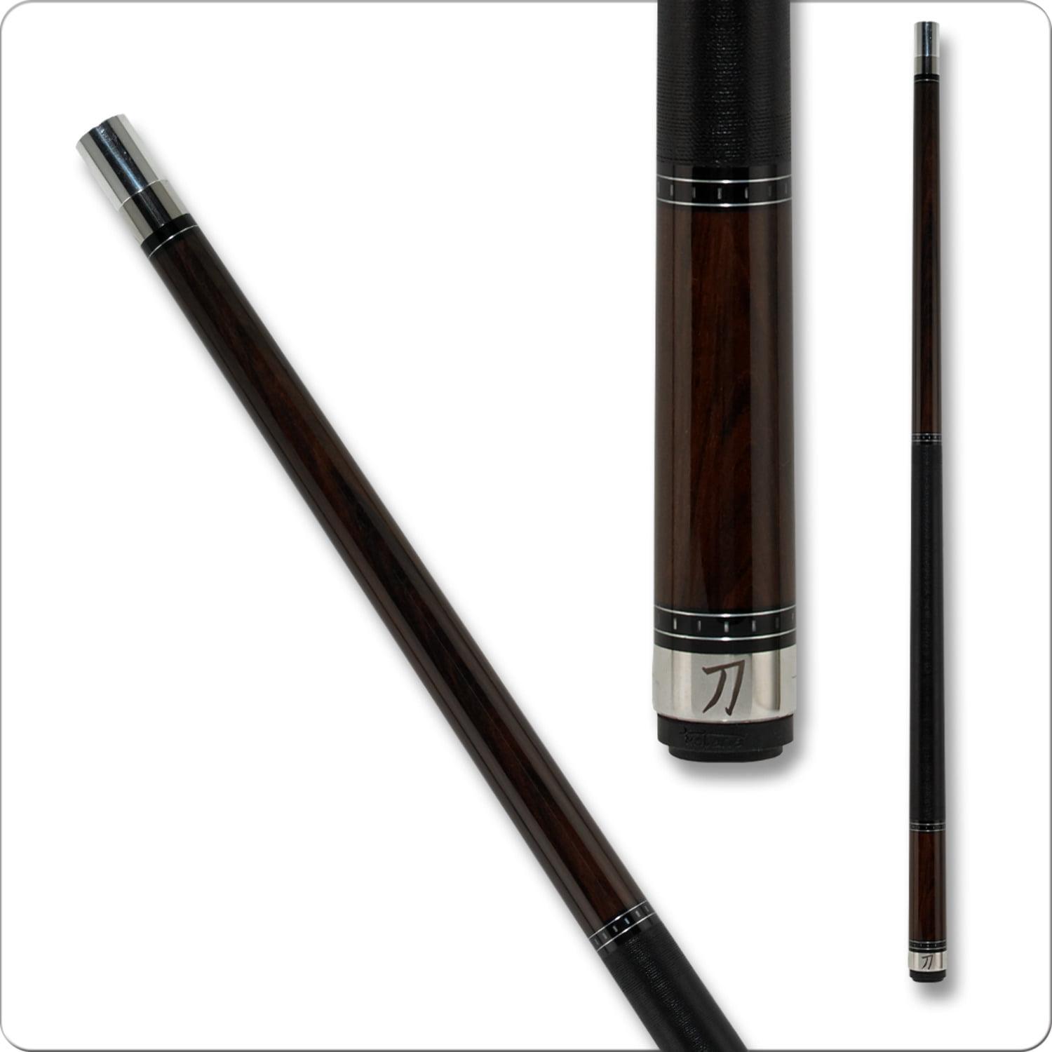 Katana 19oz Black and Dark Brown Pool Cue