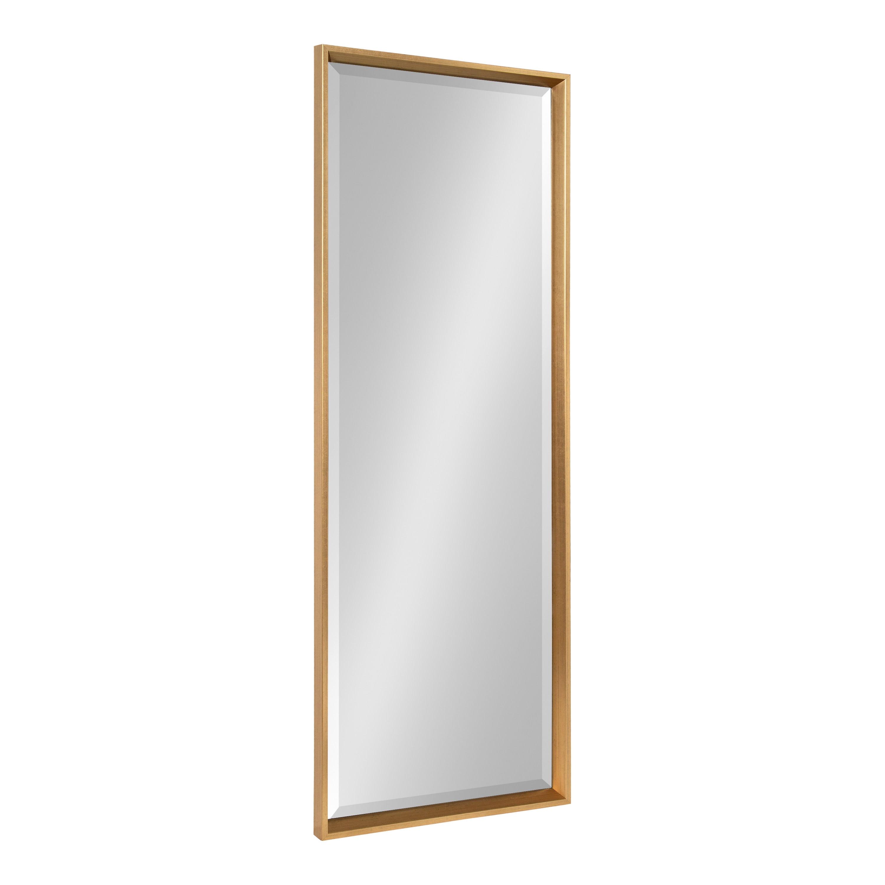 Calter Gold Full Length 55.75" Rectangular Wall Mirror