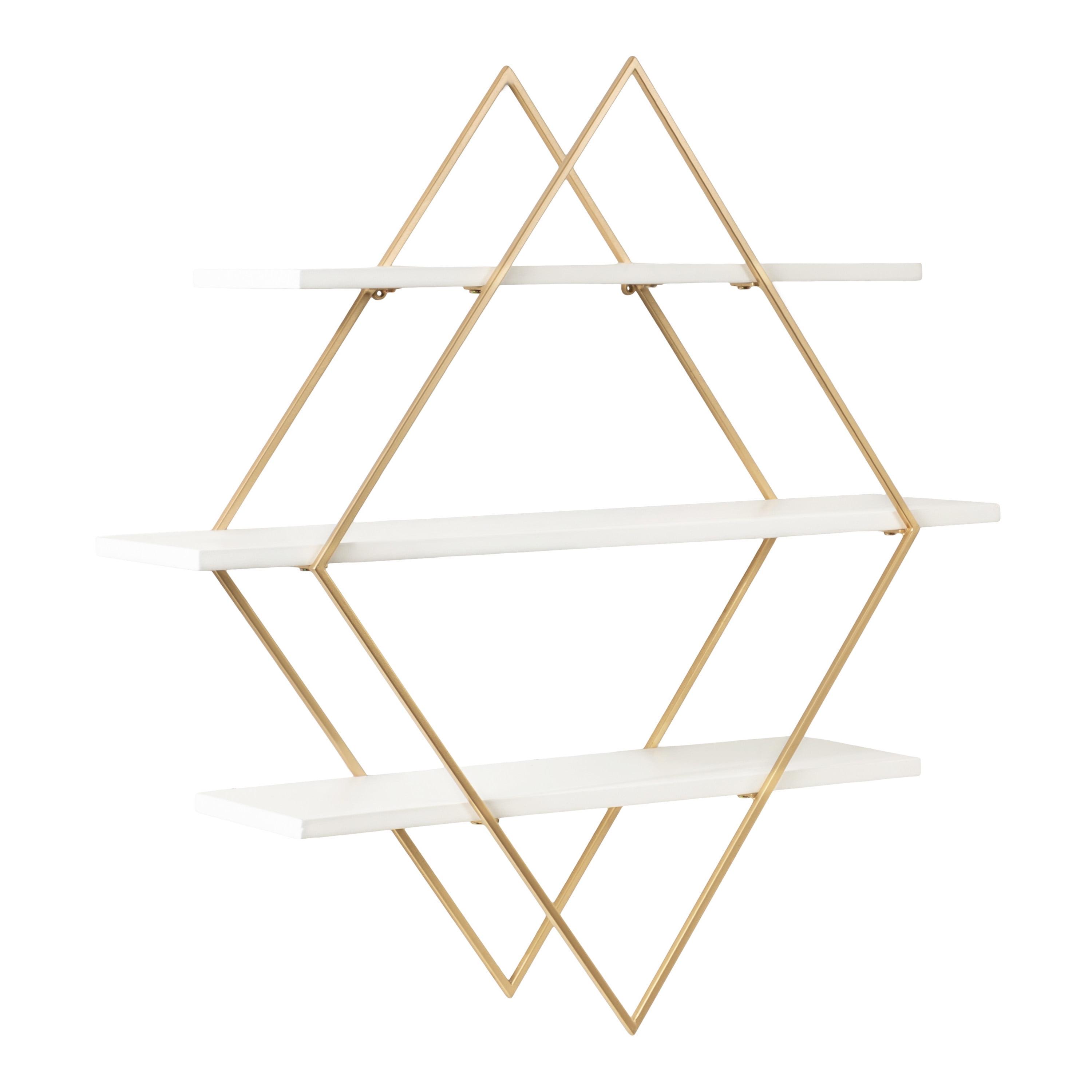 3 Piece Diamond Floating Shelf