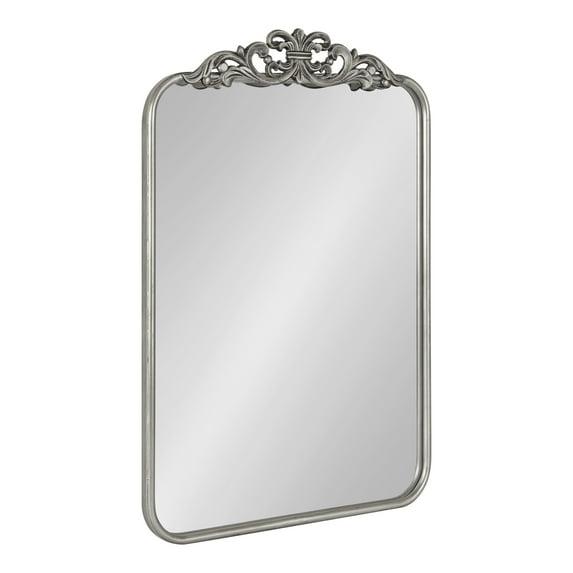 Kate and Laurel Laubry Ornate Framed Wall Mirror, 20x30, Silver
