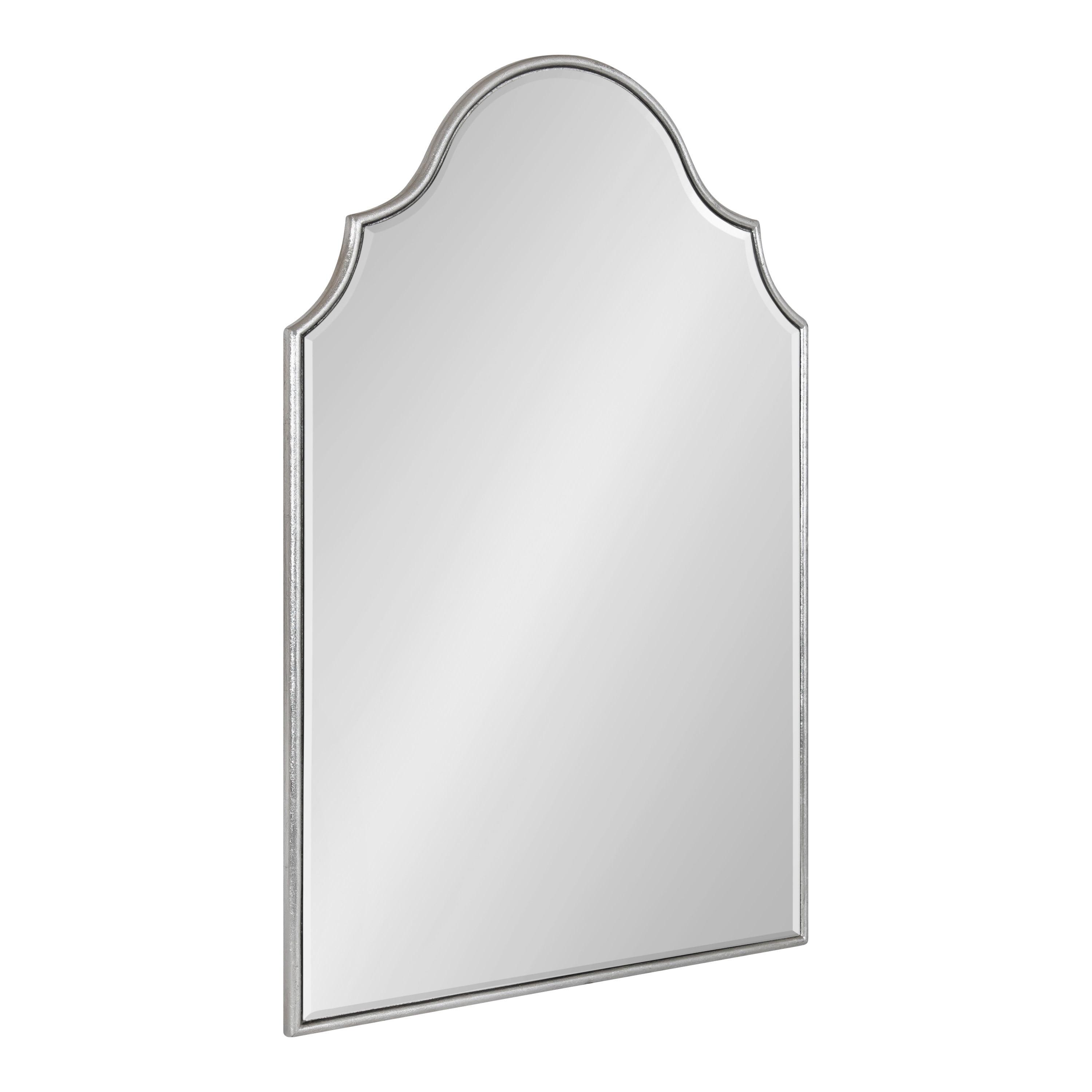 Kate and Laurel Leanna Framed Arch Wall Mirror, 20x30, Silver
