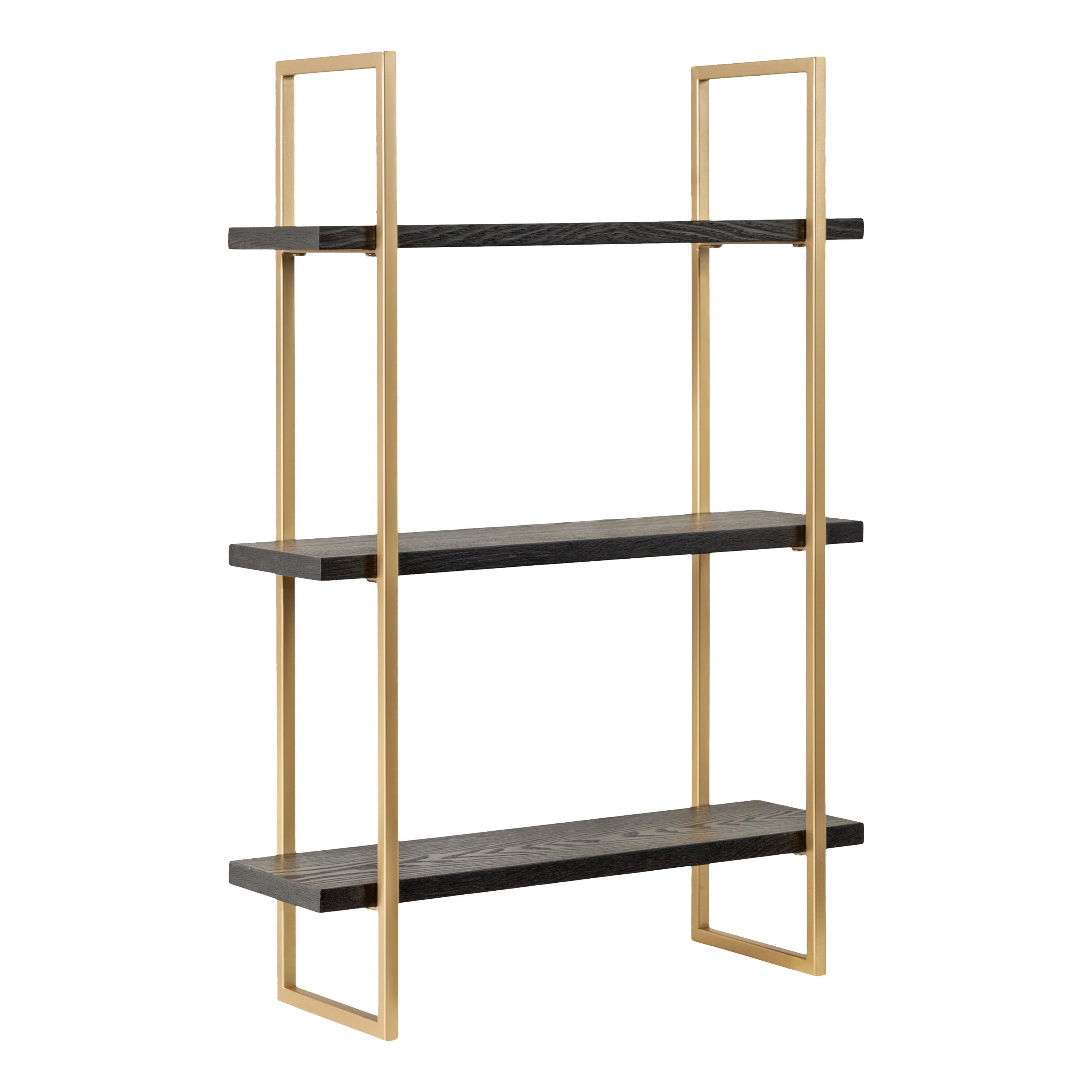 Kate and Laurel 3 Piece Solid Wood Tiered Shelf