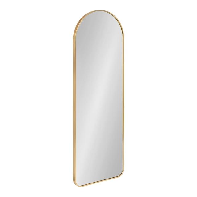 Kate and Laurel Zayda Metal Arch Mirror, 16x48, Gold