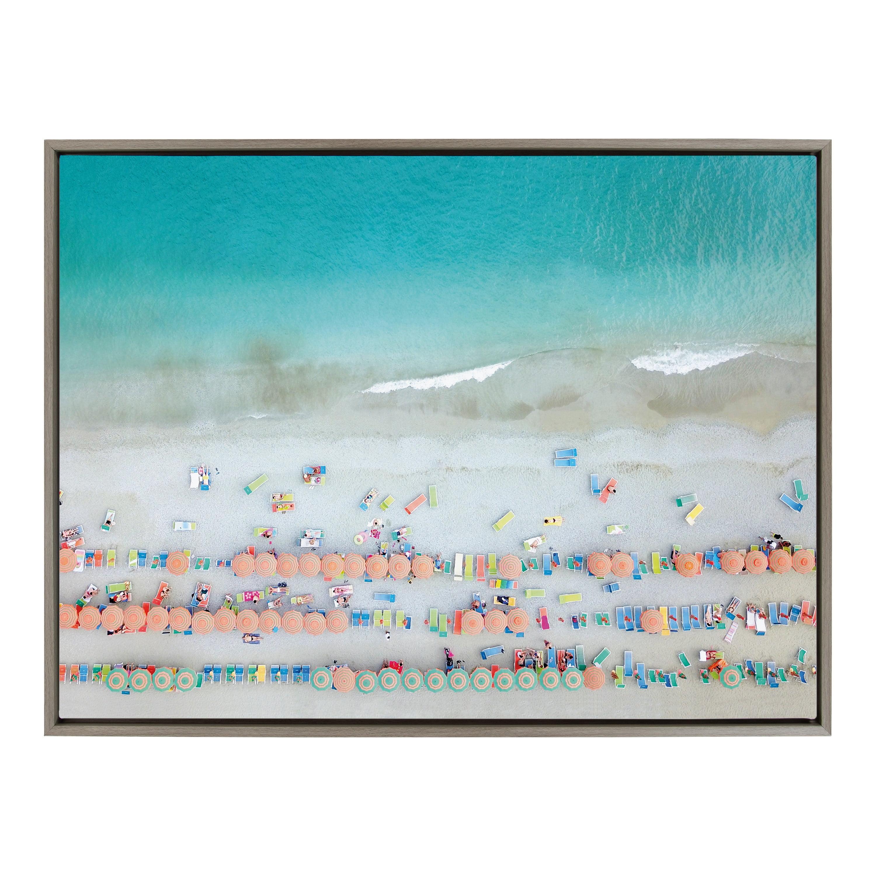 Sylvie Monterosso 6 Framed Canvas by Rachel Dowd Gray - Kate & Laurel All Things Decor