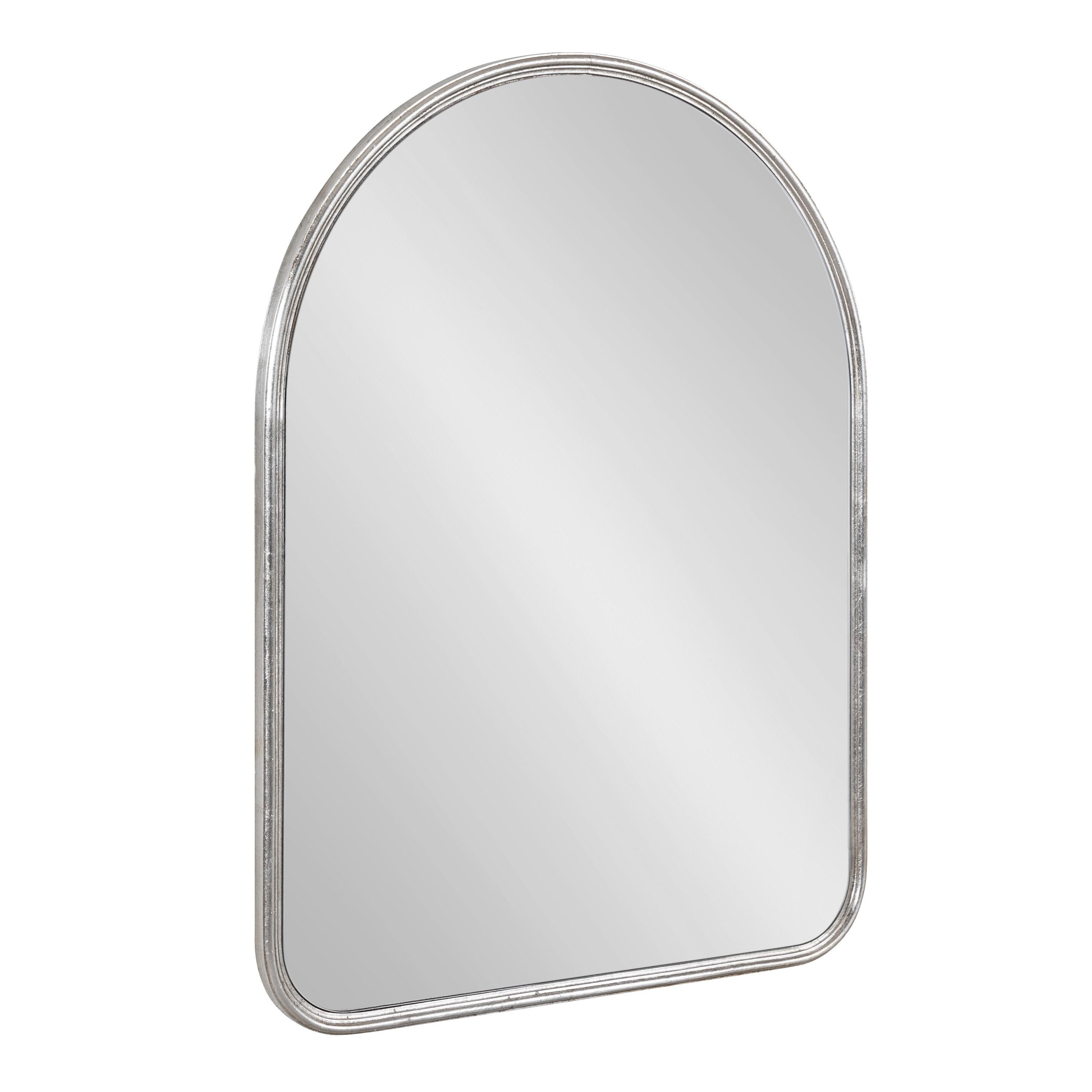 Midcentury Arched Silver Leaf Wall Mirror 18x24