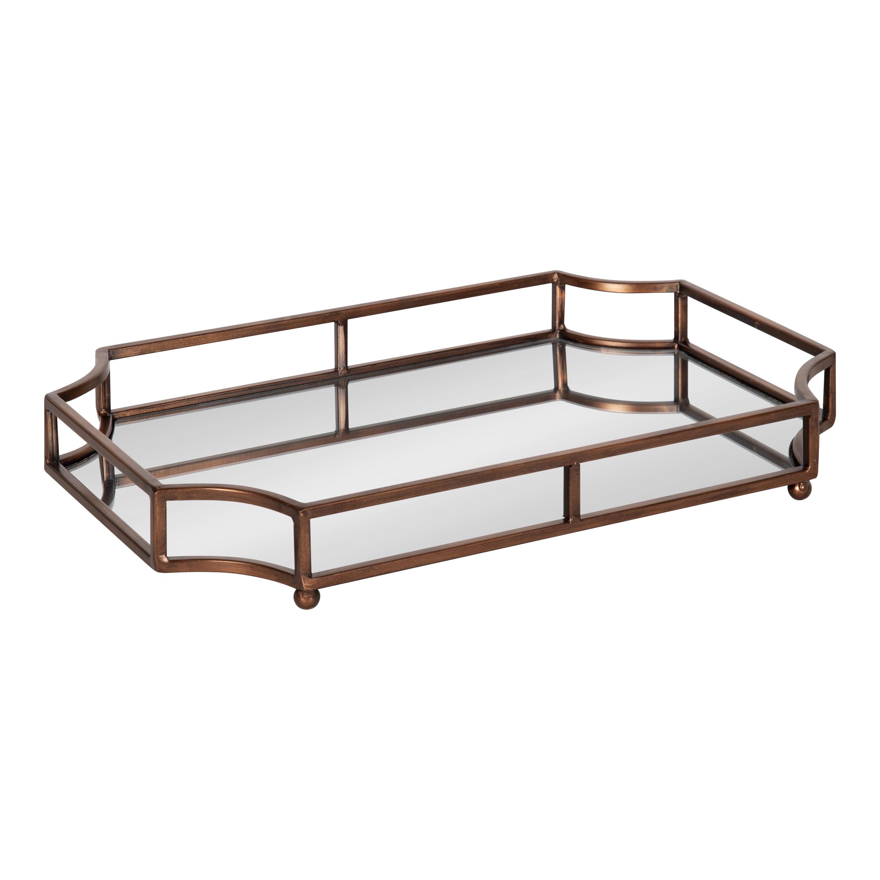 Kate and Laurel Ciel Tray, 19x13x3, Bronze