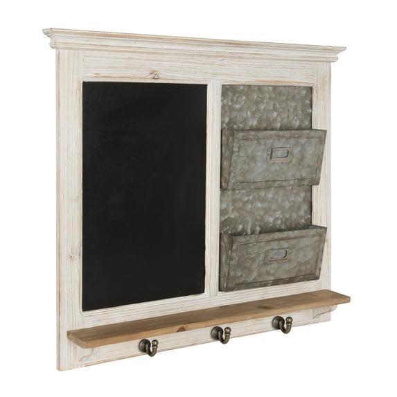 Kate and Laurel Solid Wood Wall Organizer