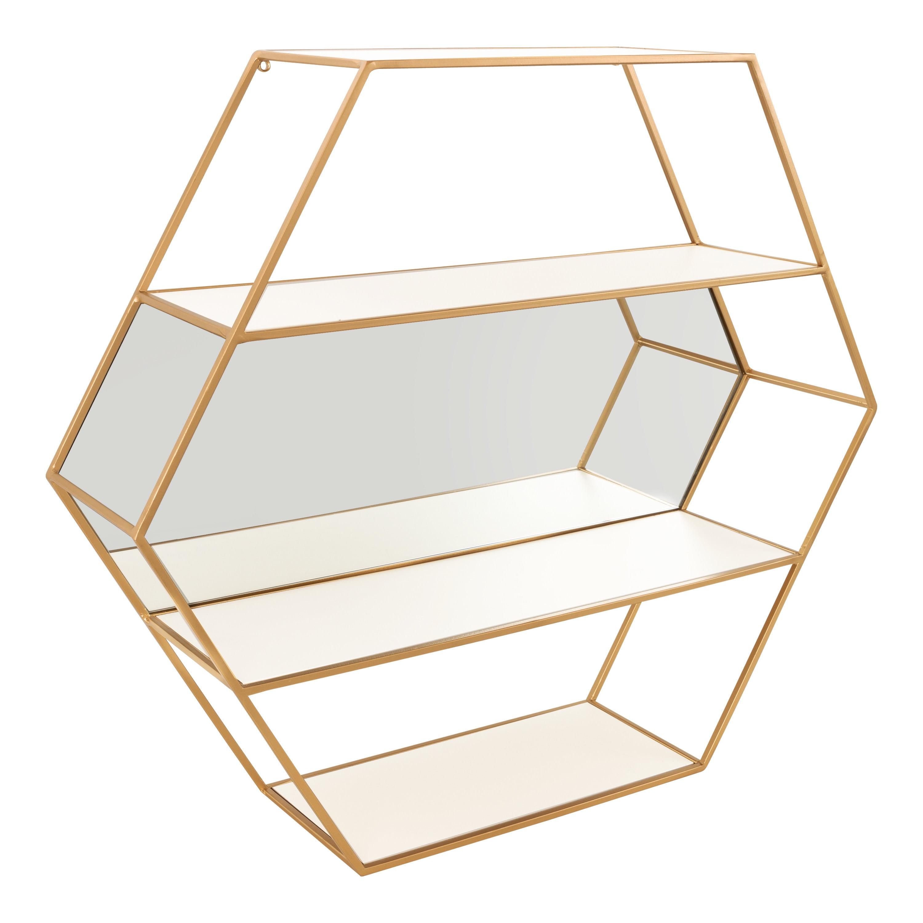 Celestia 3 Piece Hexagon Accent Shelf