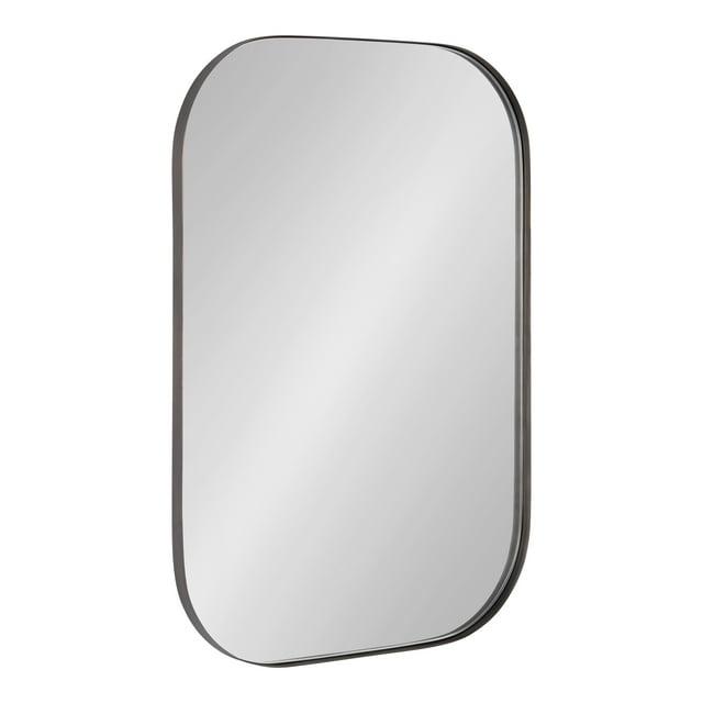 Kate and Laurel Rollo Decorative Framed Wall Mirror, Bronze 20x30