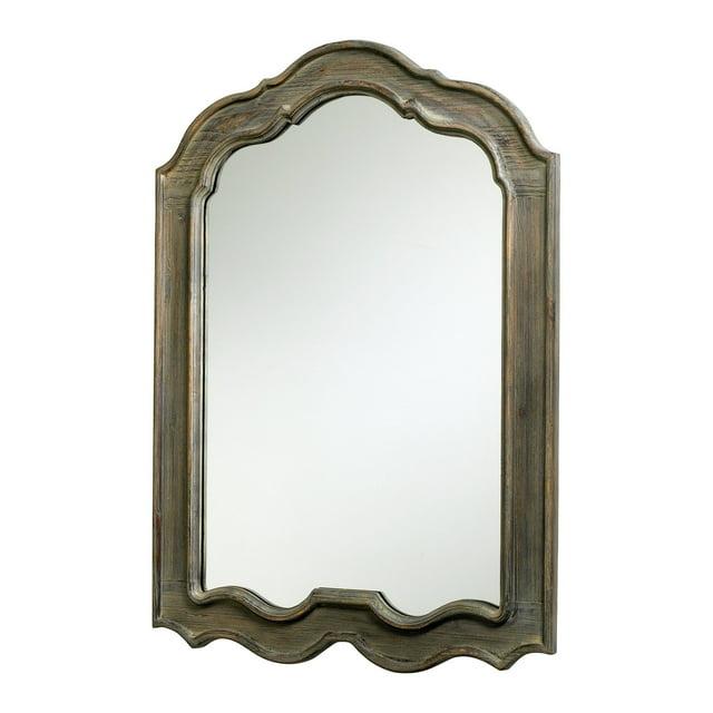 Cyan Design 02478 28-1/2" W X 39" H Arched Framed Bathroom Mirror - Grey