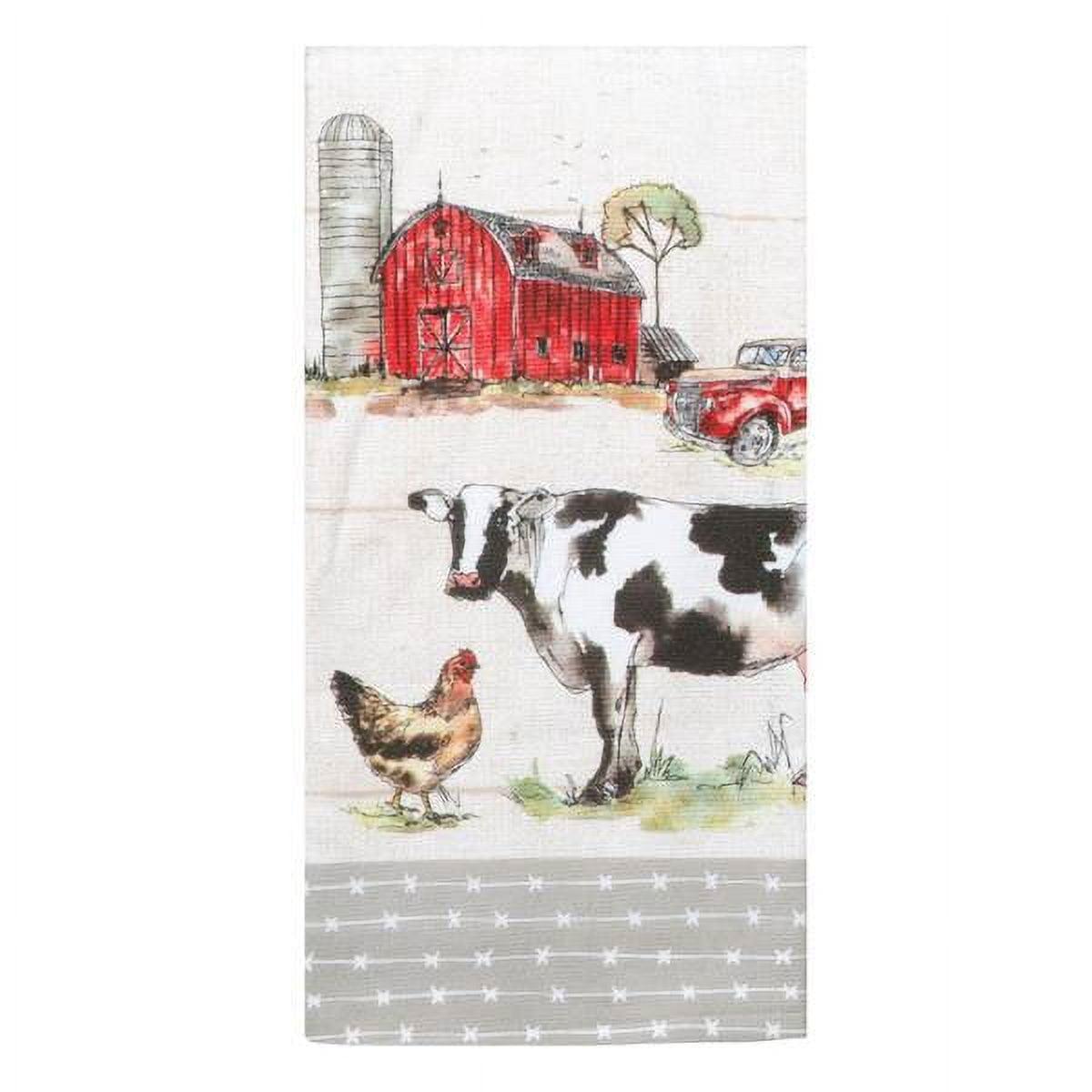 Country Life Farmhouse Cotton Dual Purpose Bath Towel