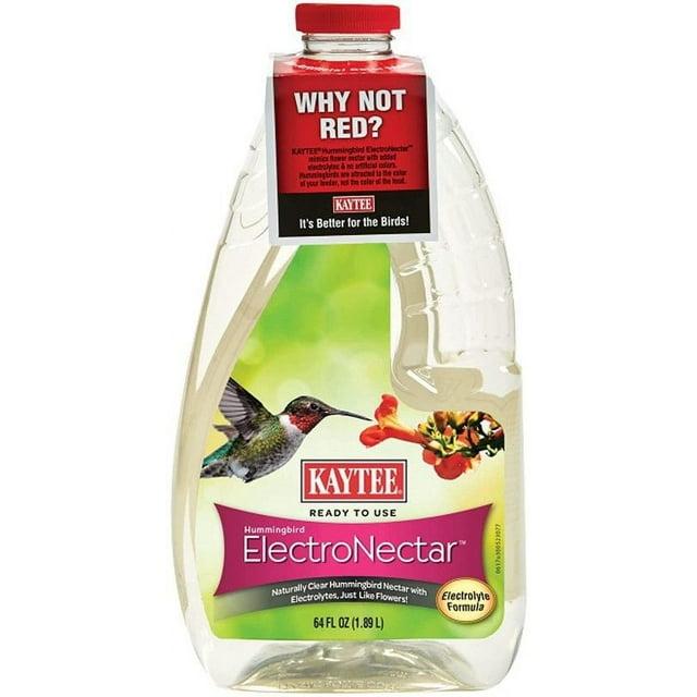 Kaytee Hummingbird ElectroNectar Wild Bird Food, Ready to Use - 64 Ounces