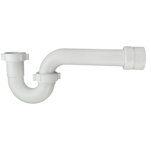 Keeney 400PVCK 1-1/2-in or 1-1/4-in x 1-1/4-in Heavy Duty PVC P-Trap with Reversible J-Bend