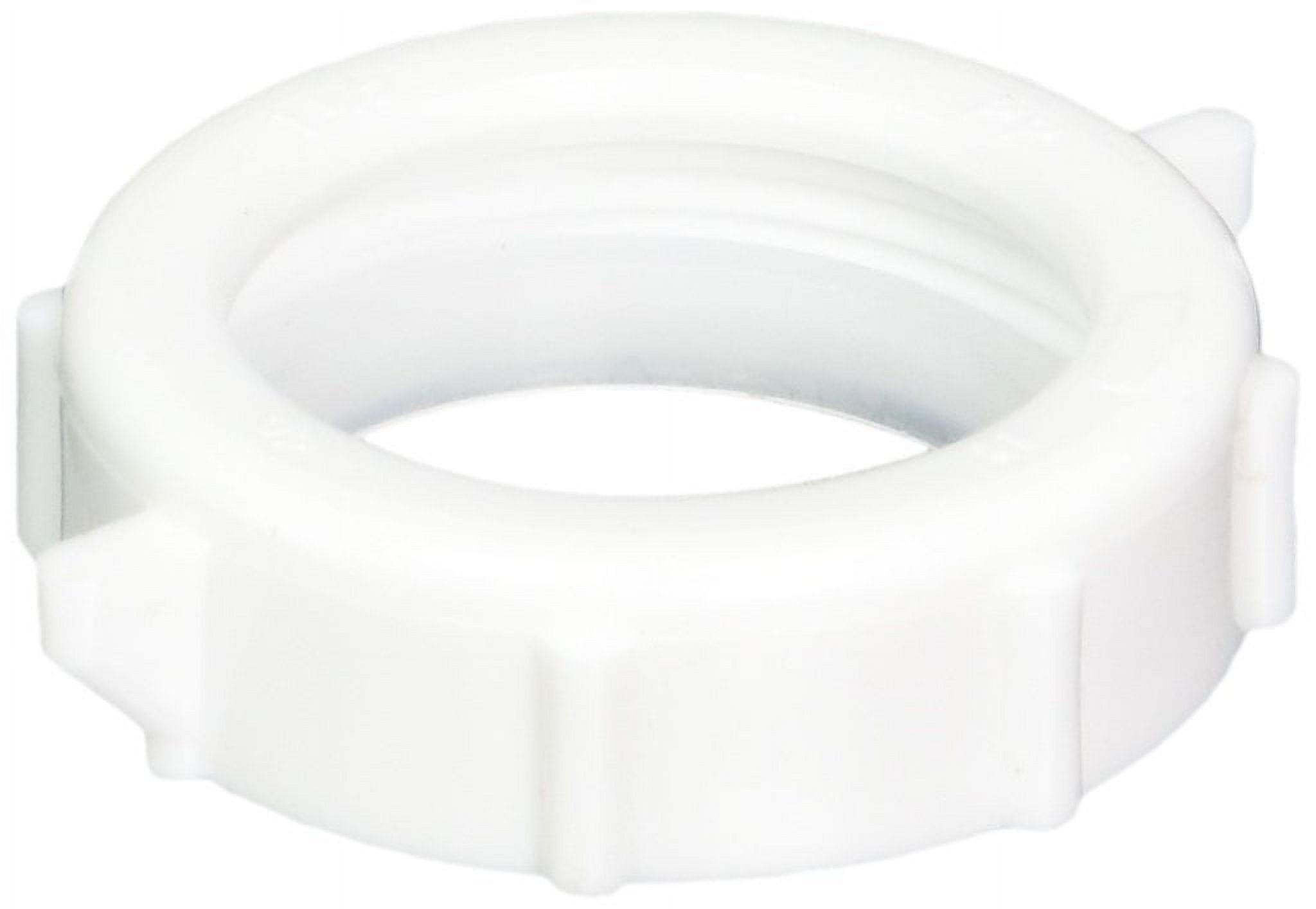 Keeney 955WK 1-1/2-Inch Slip Joint Nut and Washer, White