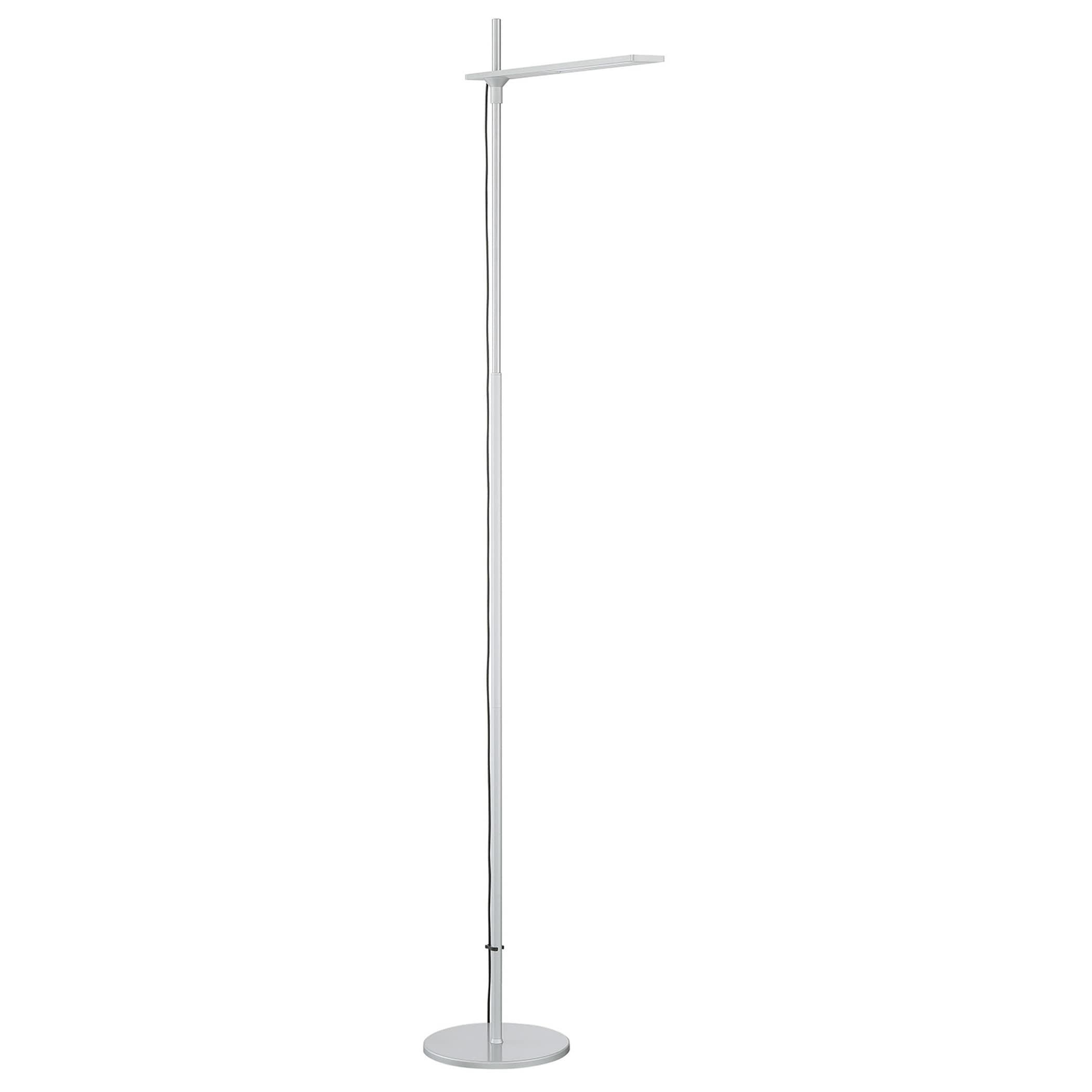 Torr 60-inch Brushed Aluminum LED Floor Lamp with 3-Way Touch Dimmer