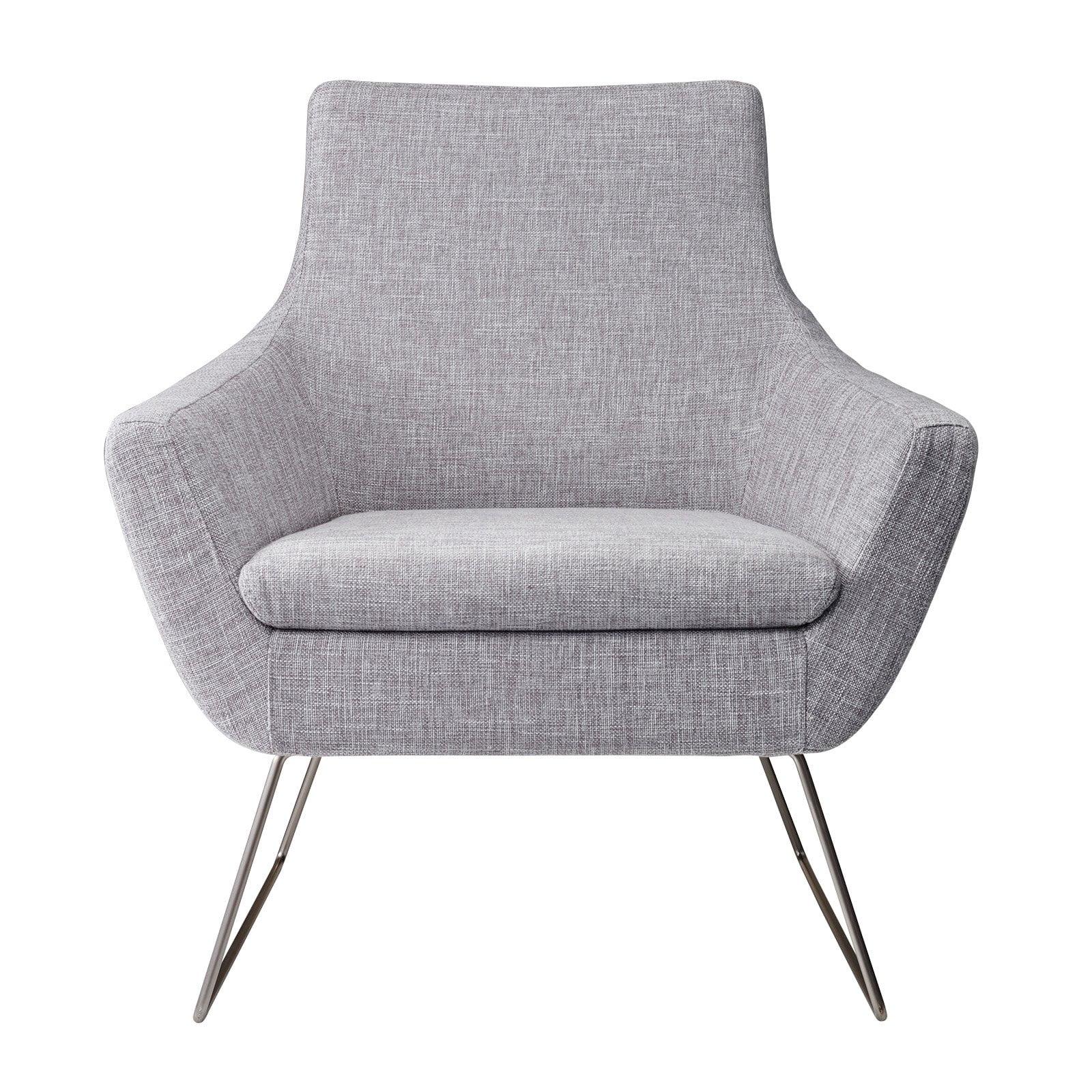 Kendrick Light Grey Metal Accent Chair