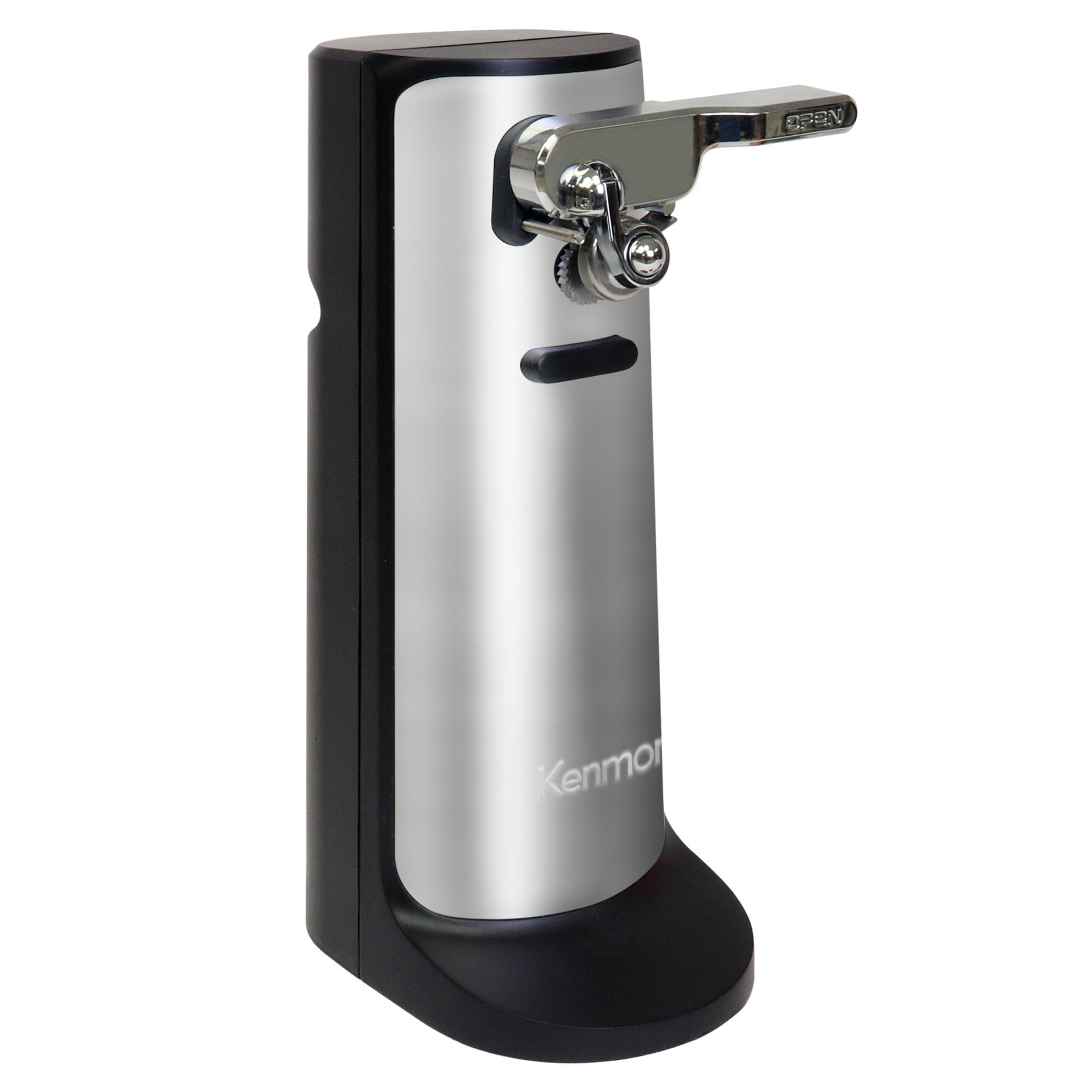 Kenmore Stainless Steel 3-in-1 Electric Can Opener with Knife Sharpener