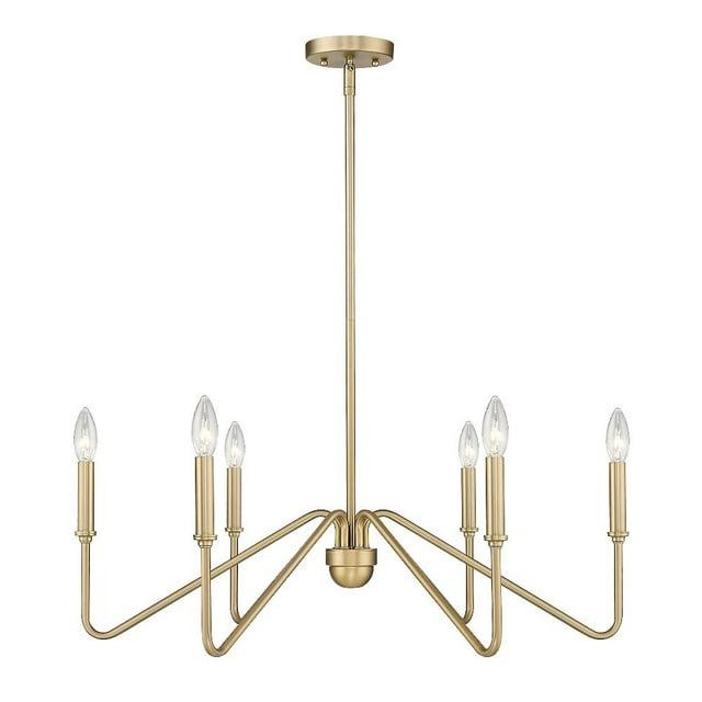 Golden Lighting Kennedy 6-Light Chandelier in Brushed Champagne Bronze