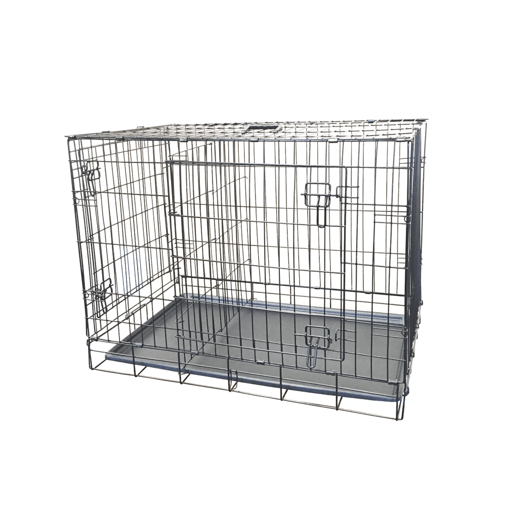 Extra Small Black Vinyl Coated Steel Wire Dog Crate