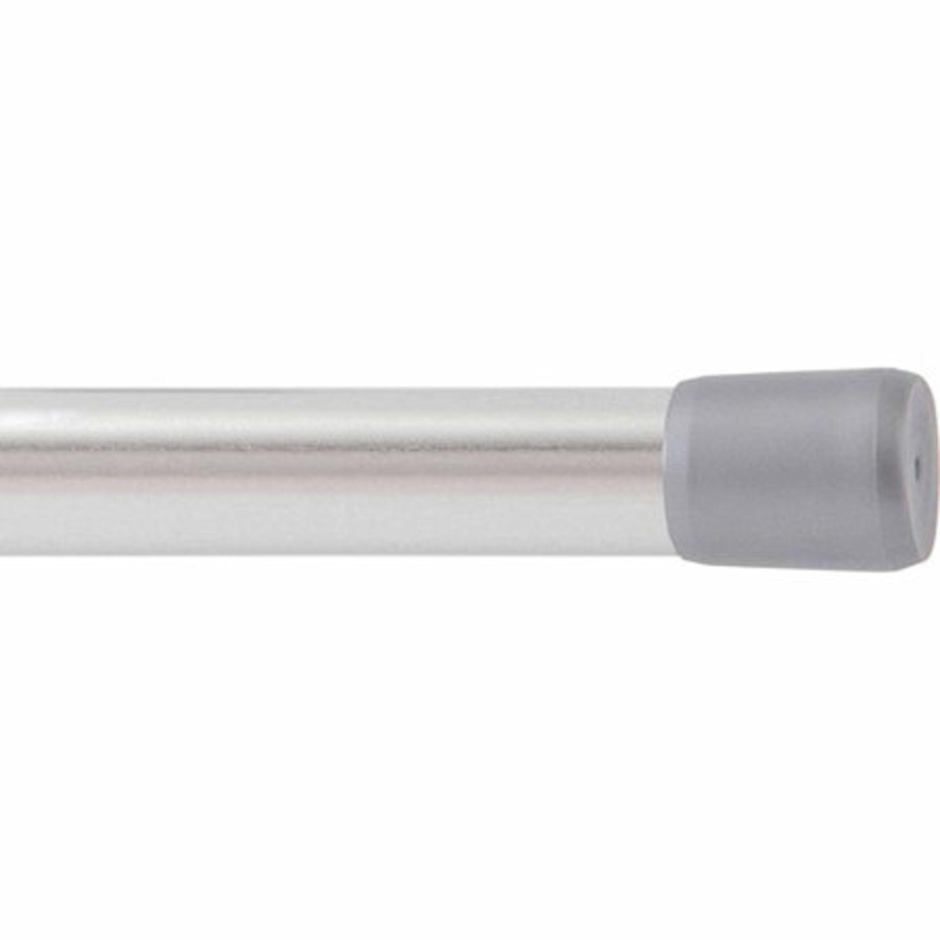 Kenney® Carlisle 5/8" Spring Tension Rod, 48-75", Silver