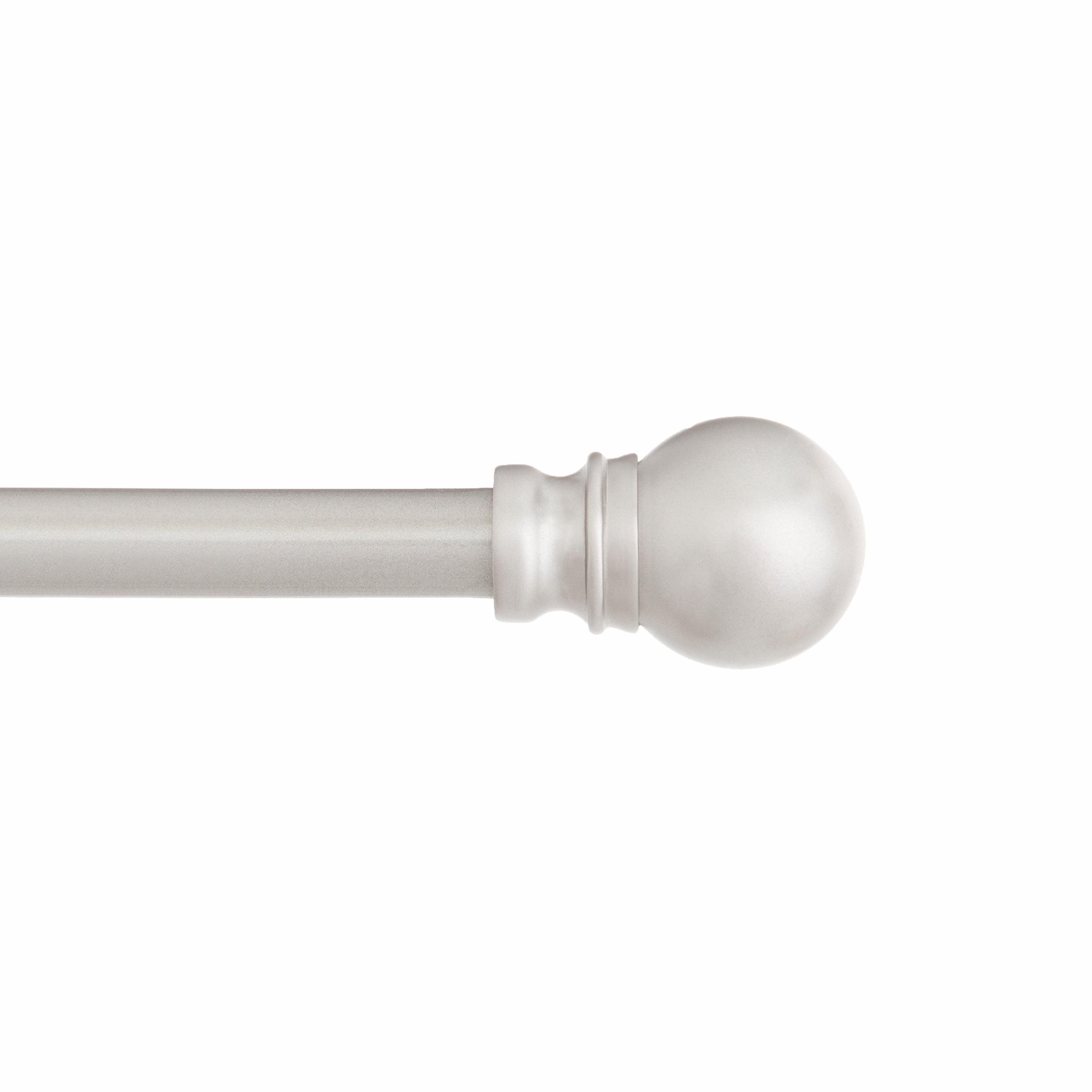 Kenney Kingstown Metal Adjustable 0.5" Single Curtain Rod