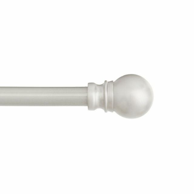 Kenney Kingstown Metal Adjustable 0.5" Single Curtain Rod