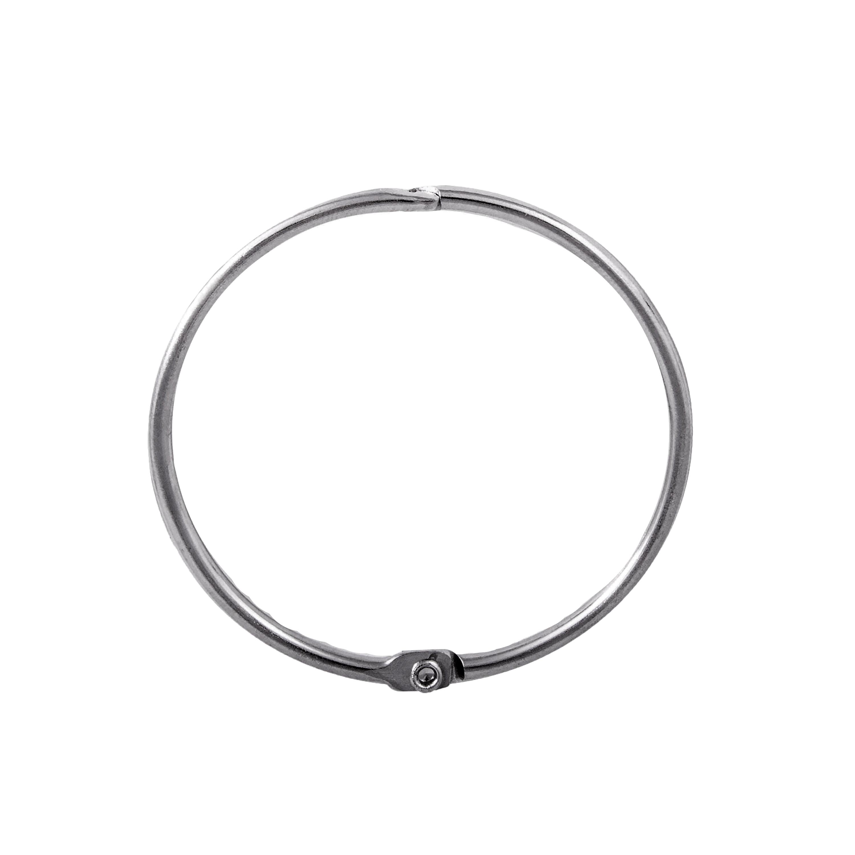 Kenney Kenney Rust-Resistant Metal Circular O-Ring Shower Curtain Rings, Chrome (Set of 12)