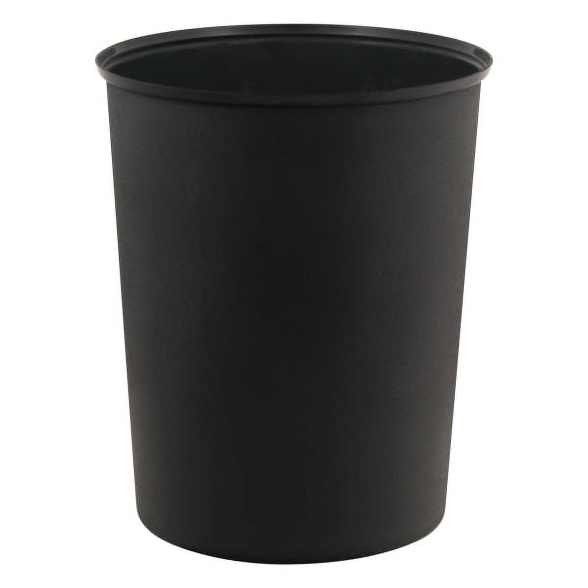 Kenney Storage Made Simple Plastic Waste Basket, Black