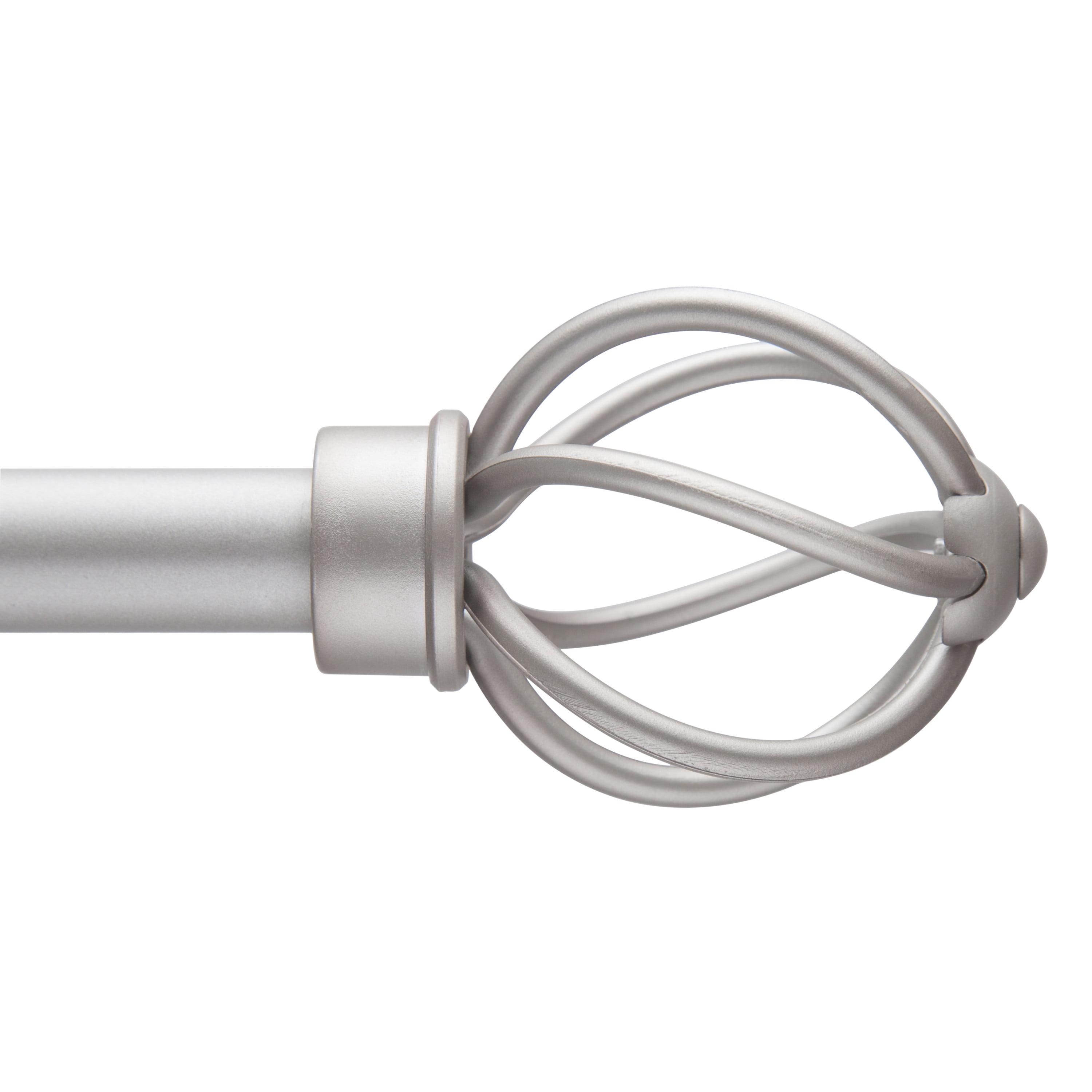 Kenney Steel Adjustable Single Curtain Rod
