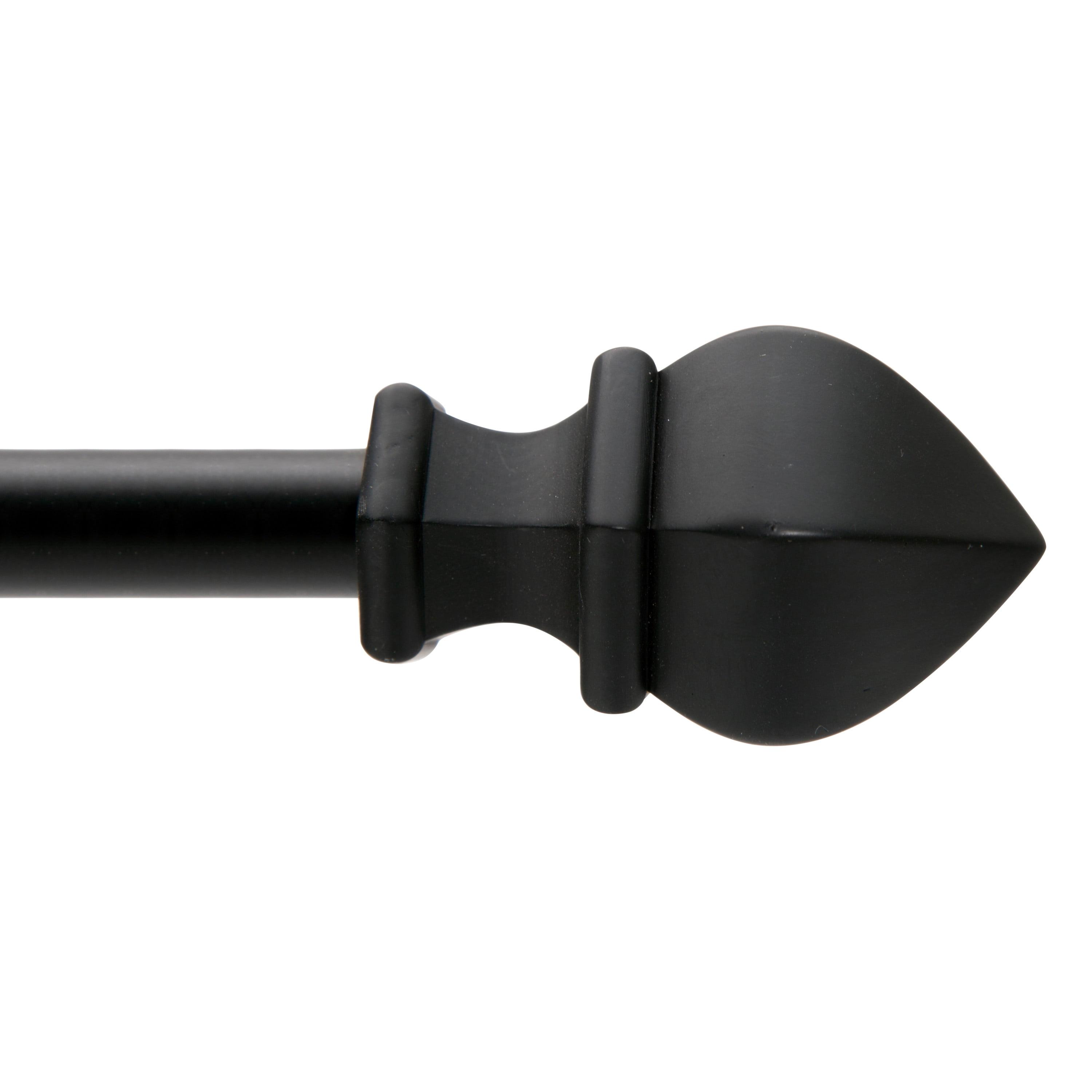 Kenney Steel Overall Width Single Curtain Rod