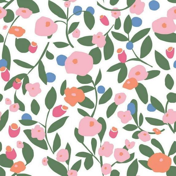 Kensington Peel & Stick Floral Roll