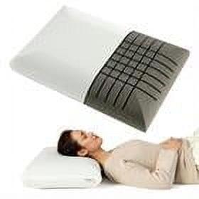 Canddidliike 2 Pieces Bamboo Charcoal Memory Foam Pillow for Pain Relief Sleeping,