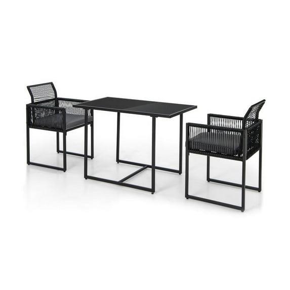 Wrought Studio™ Delyza 2 - Person Patio Conversation Sets with Cushions