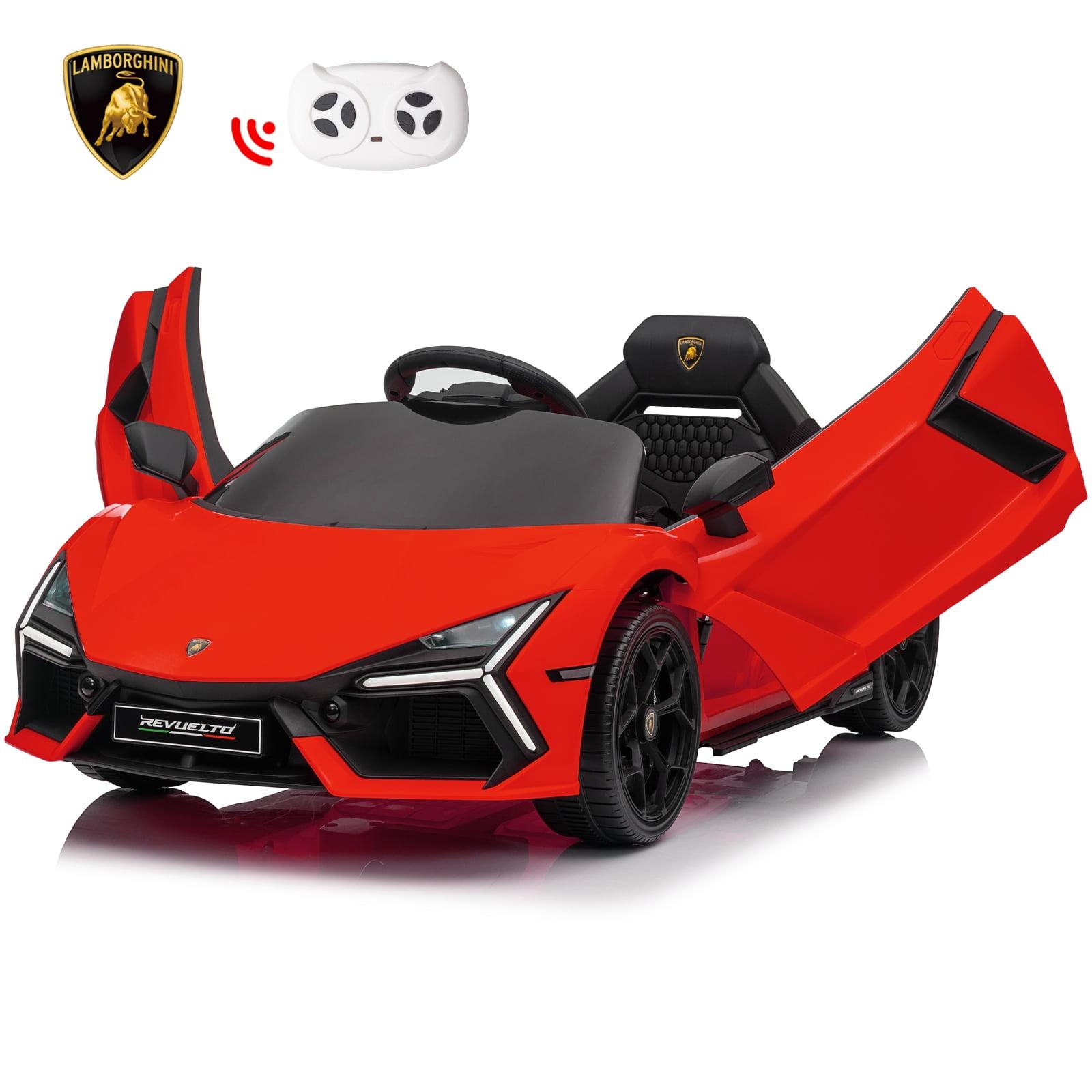 Hetoy 12V Kids Ride On Car, Licensed Lamborghini Revuelto Electric Car For Kids