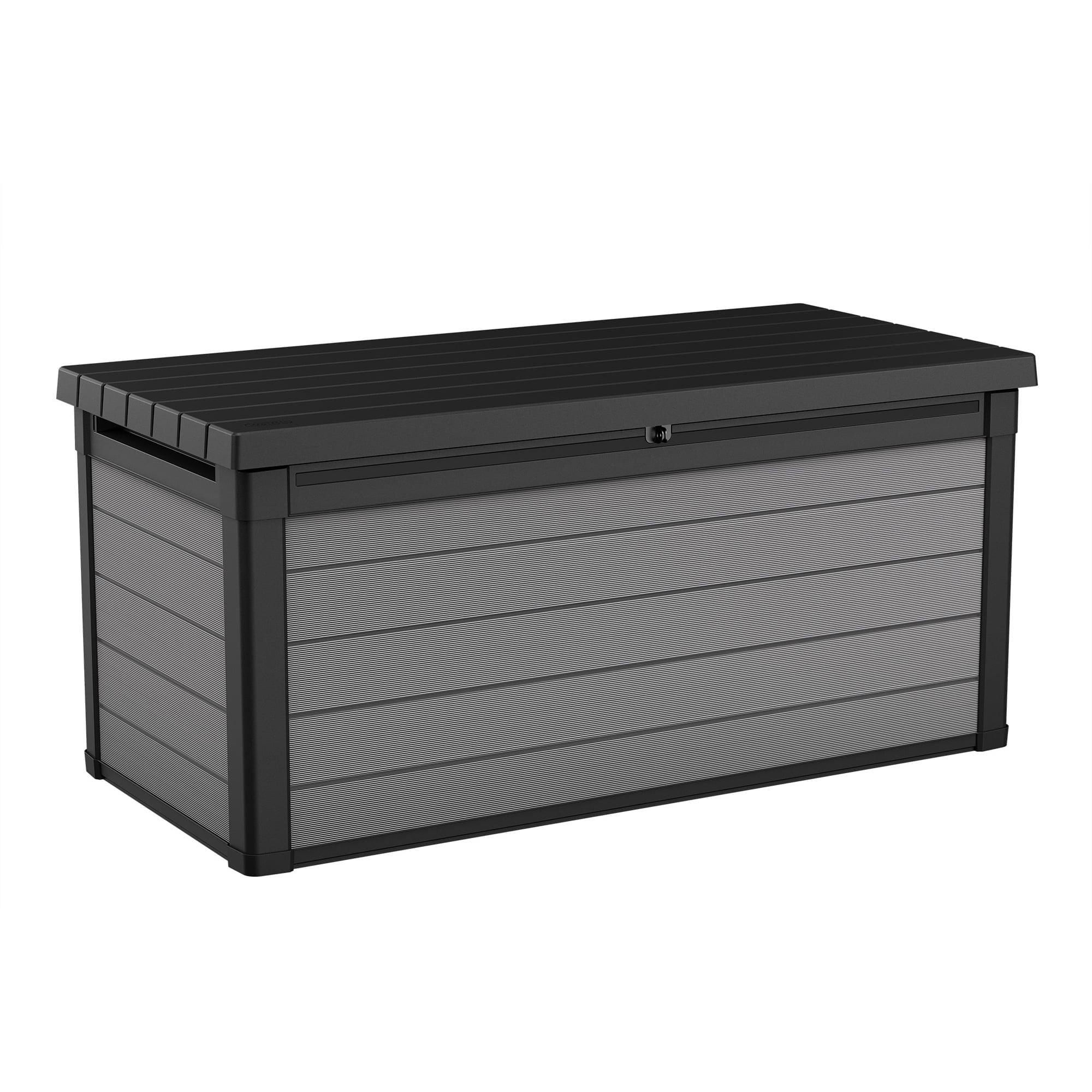 Gray Lockable Plastic 150-Gallon Deck Box