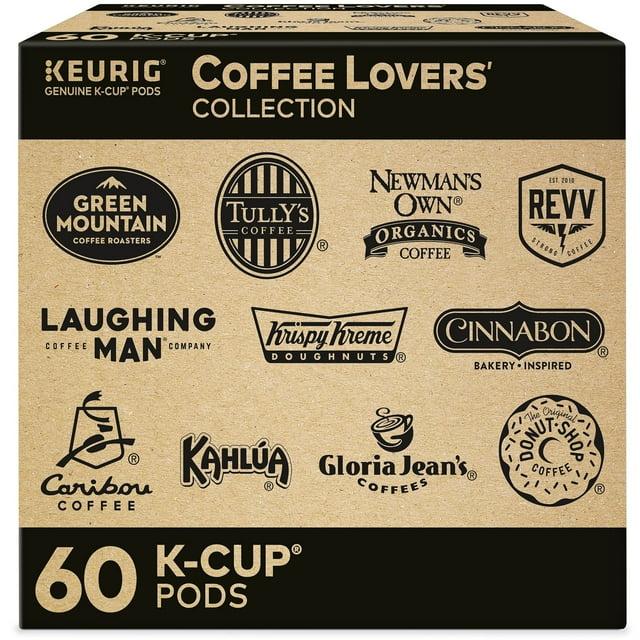 Keurig Coffee Lovers Collection .. .. Variety Pack, Single-Serve .. Coffee .. K-Cup Pods .. Sampler, 60 .. Count ..