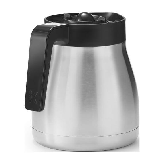 Keurig K-Duo Stainless Carafe: Silver Thermal Coffee Maker Accessory, Replacement Pot, Stainless Steel, 1-Year Warranty