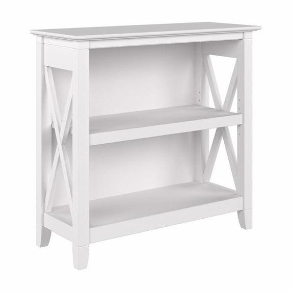 Key West Small 2 Shelf Bookcase in Pure White Oak - Engineered Wood