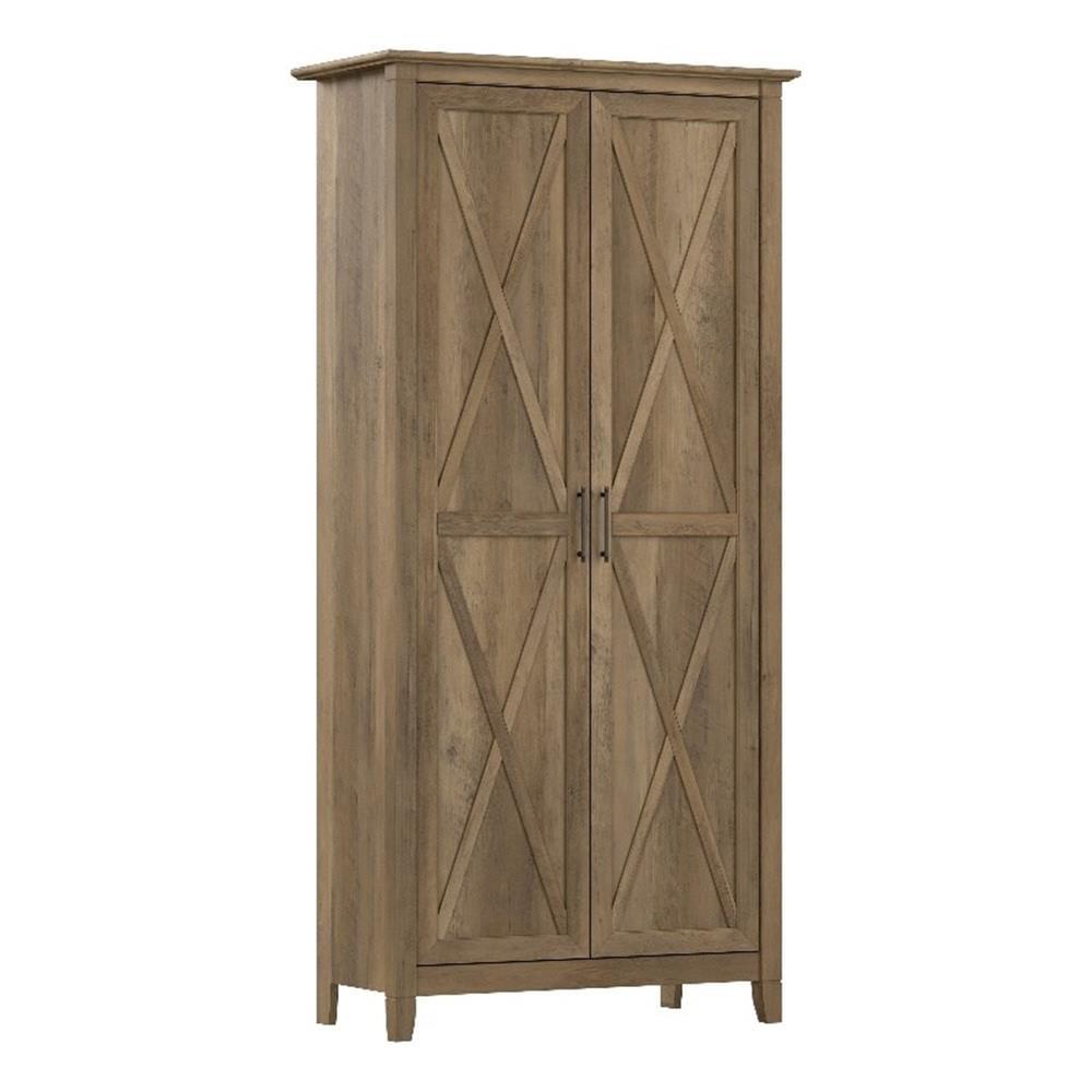 Key West Tall Storage Cabinet with Doors in Reclaimed Pine - Engineered Wood