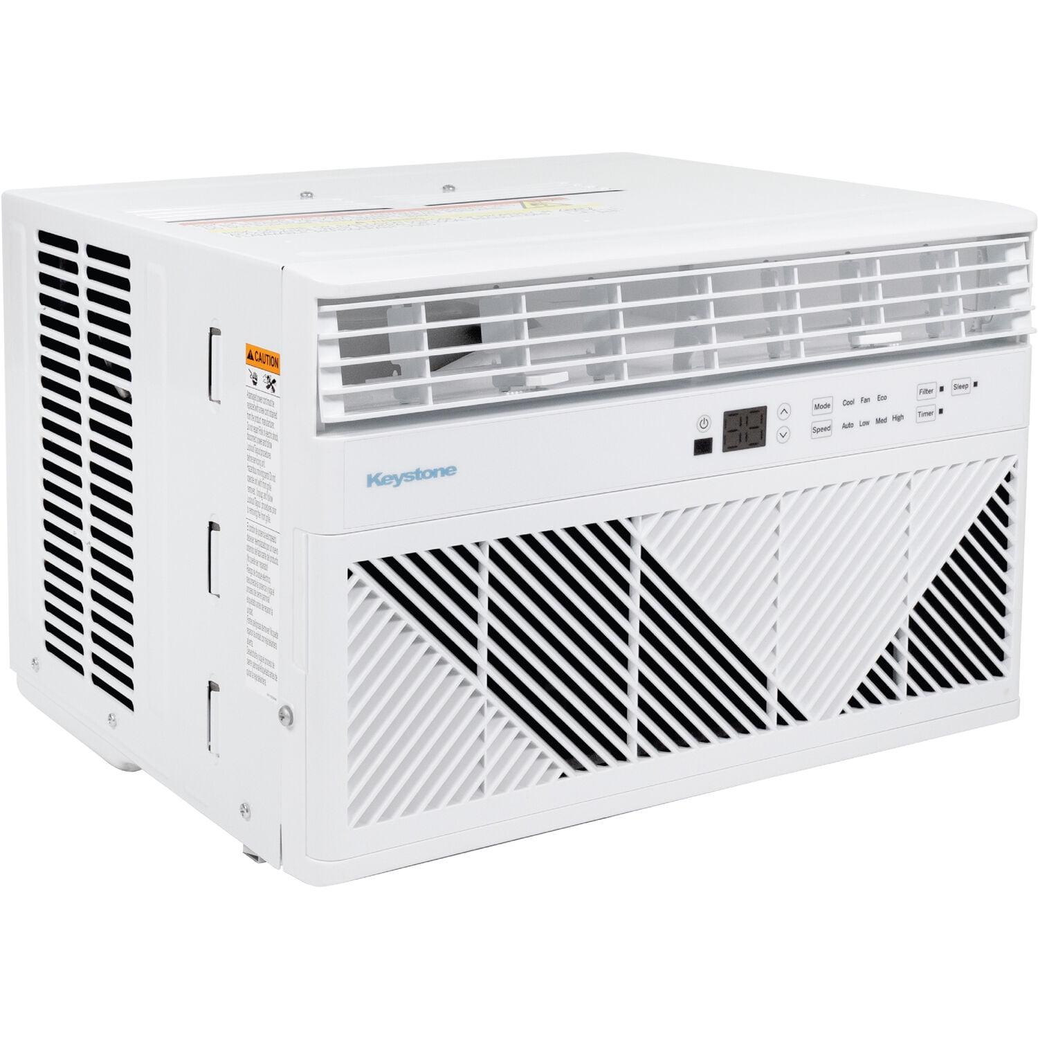 Keystone 12,000 BTU Window Mounted Air Conditioner, 115V, for up to 550 Sq.Ft. with Remote, White