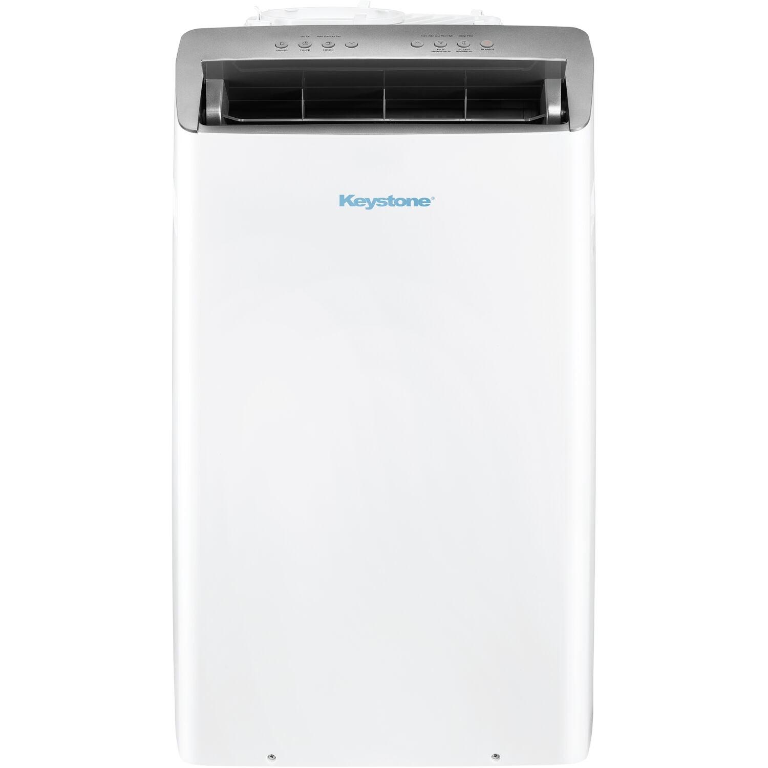 Keystone 14,000 BTU White Portable Air Conditioner with Heater and Remote