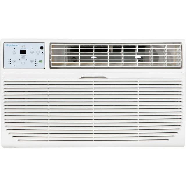 Keystone Keystone 10,000 BTU Wall Mounted Air Conditioner with Supplemental Heat and Dehumidifier Remote Control for Rooms up to 450 Sq.Ft., Quiet, High Efficiency AC