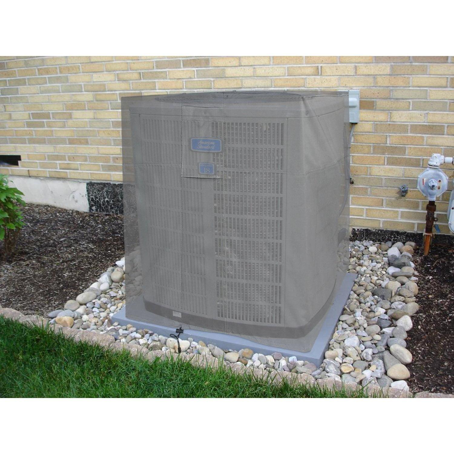 Heavy Duty Air Conditioner Cover – Weatherproof Protection with Adjustable Toggle & Drawstring, Side Air Vents