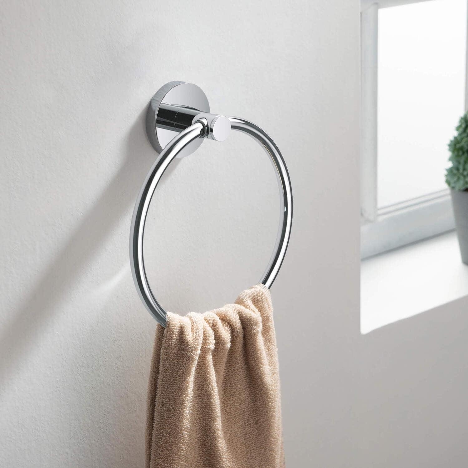 Circular 4 - Piece Bathroom Hardware Set