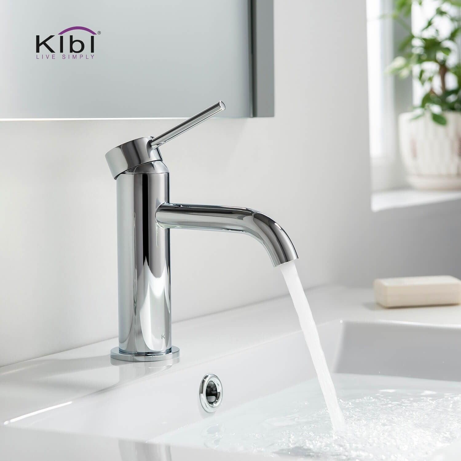 Circular Single-Hole Single-handle Bathroom Faucet