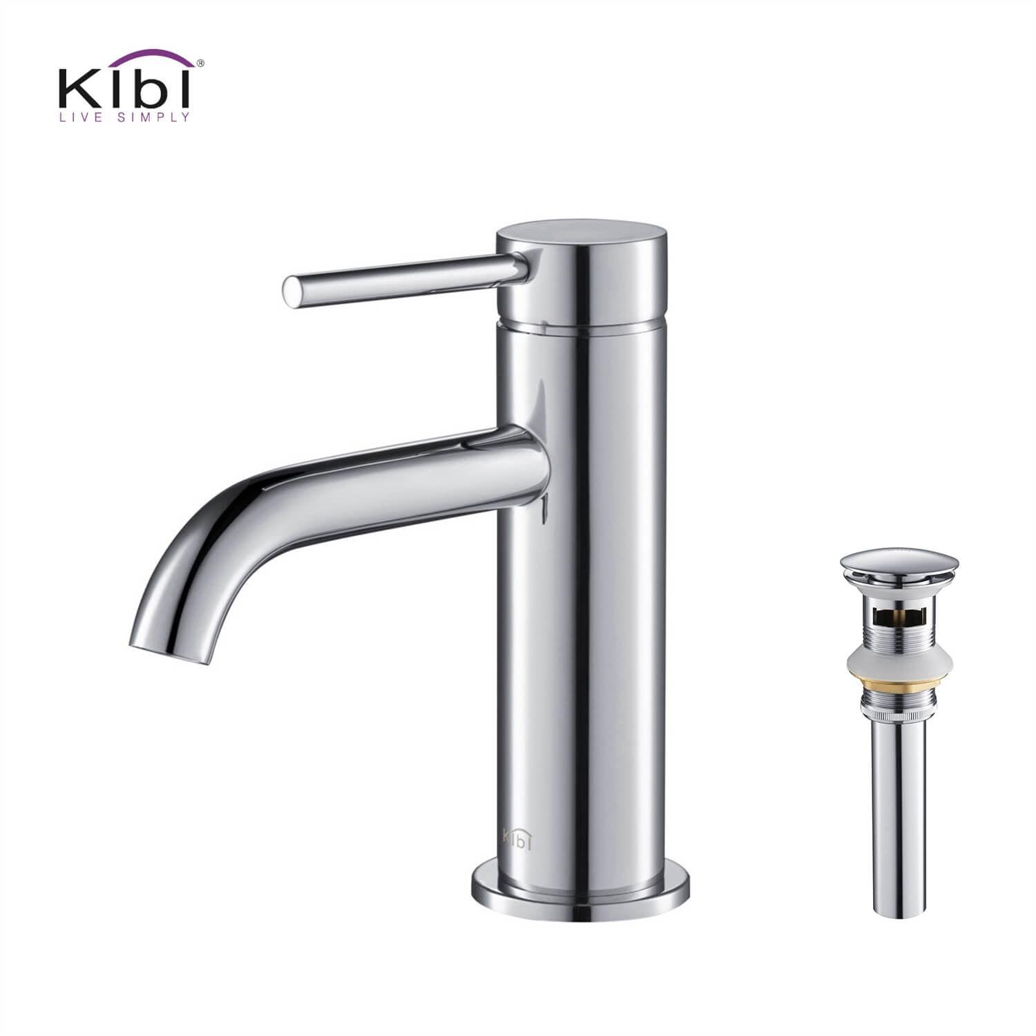 Circular Single-Hole Single-handle Bathroom Faucet